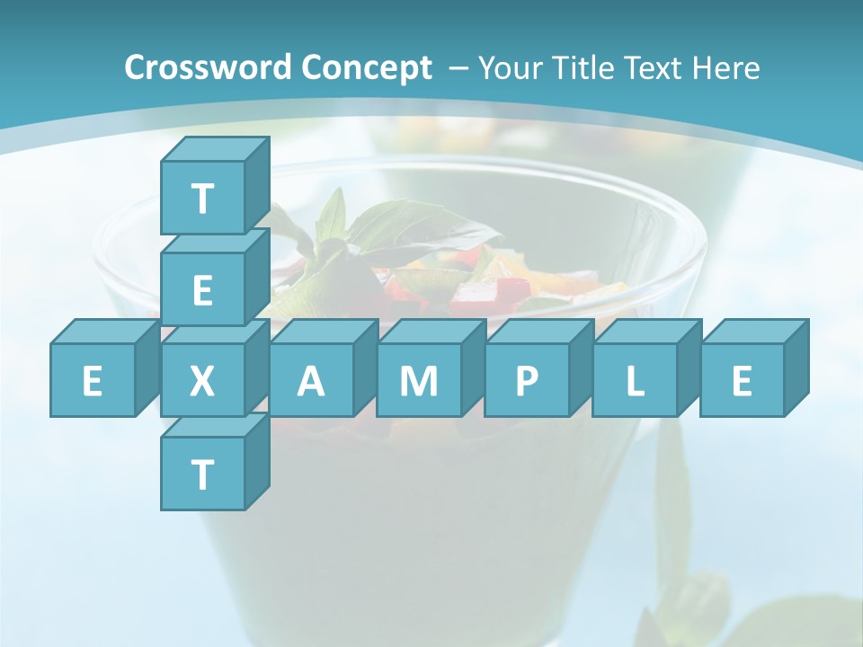 Vertical Food Cold PowerPoint Template
