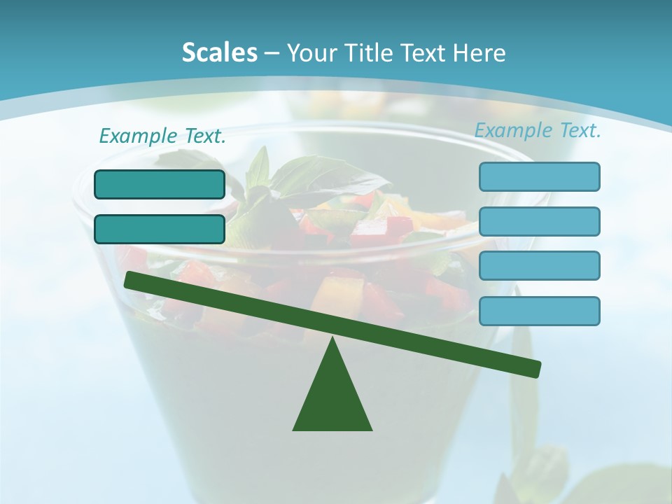 Vertical Food Cold PowerPoint Template
