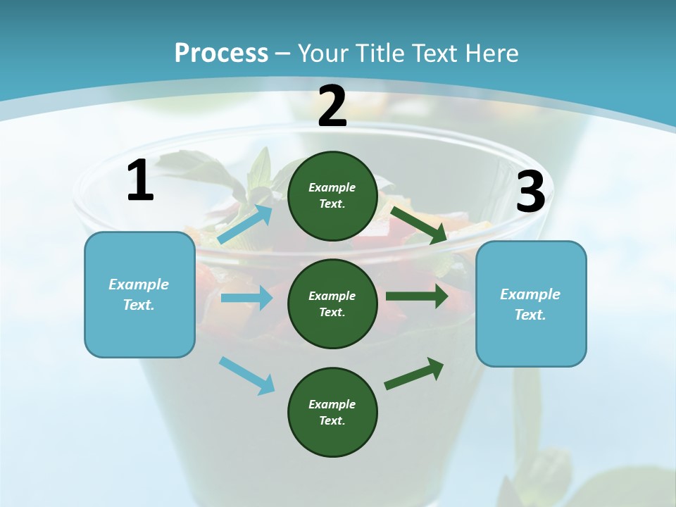 Vertical Food Cold PowerPoint Template