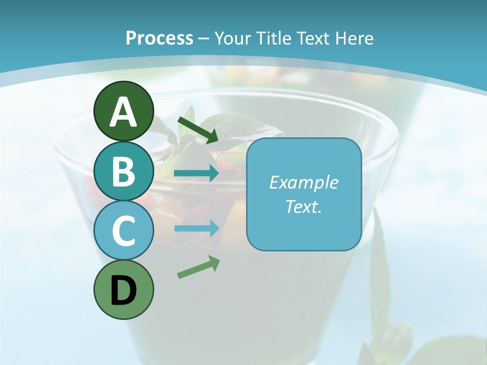 Vertical Food Cold PowerPoint Template