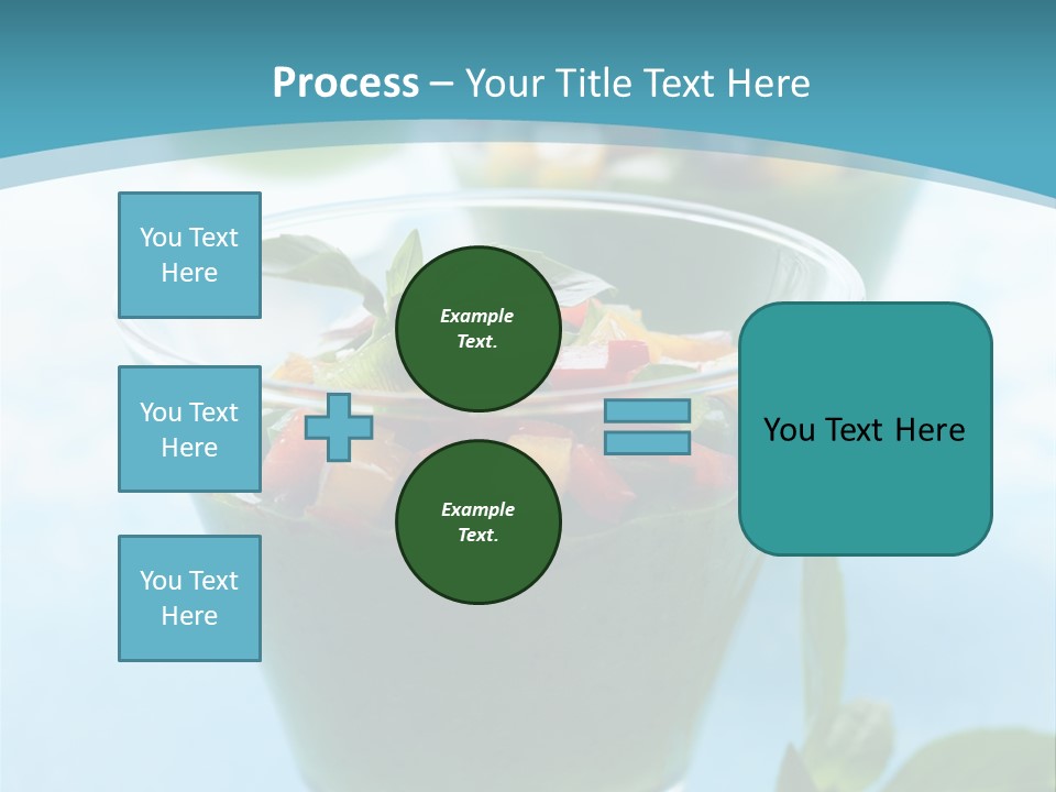 Vertical Food Cold PowerPoint Template