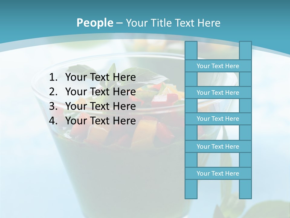 Vertical Food Cold PowerPoint Template