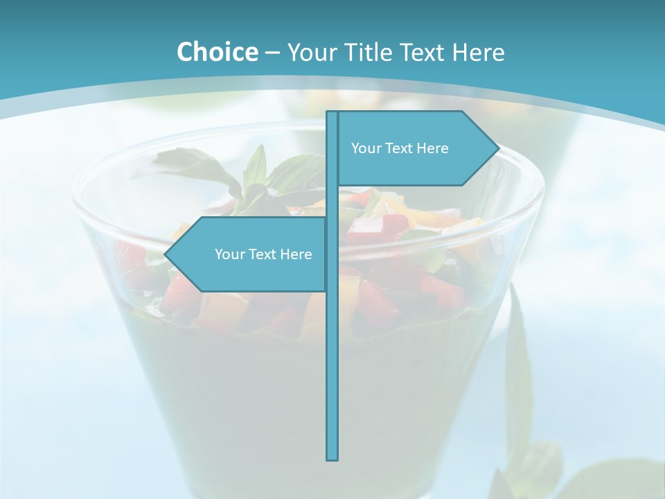 Vertical Food Cold PowerPoint Template