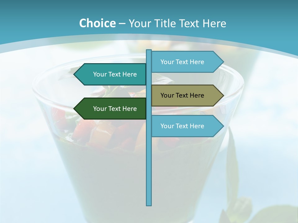 Vertical Food Cold PowerPoint Template