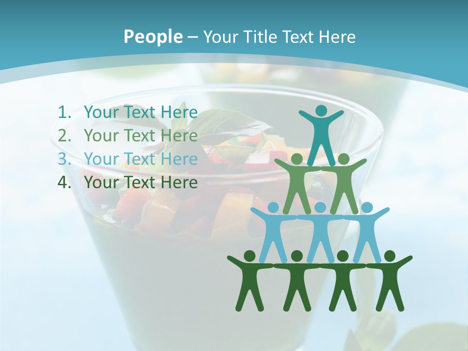 Vertical Food Cold PowerPoint Template