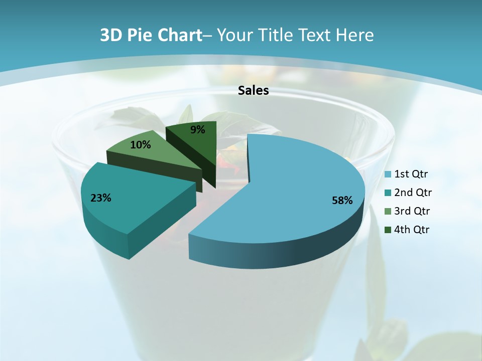 Vertical Food Cold PowerPoint Template