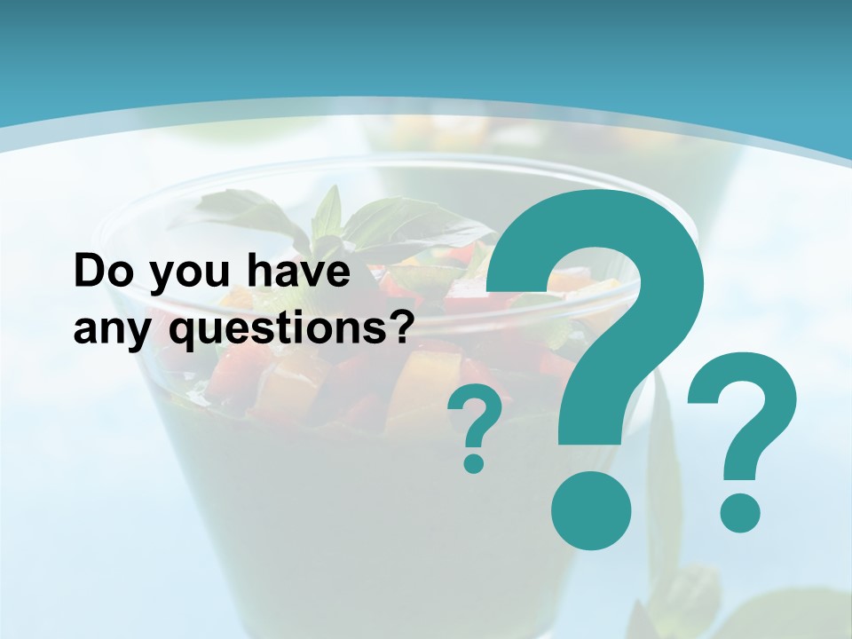 Vertical Food Cold PowerPoint Template