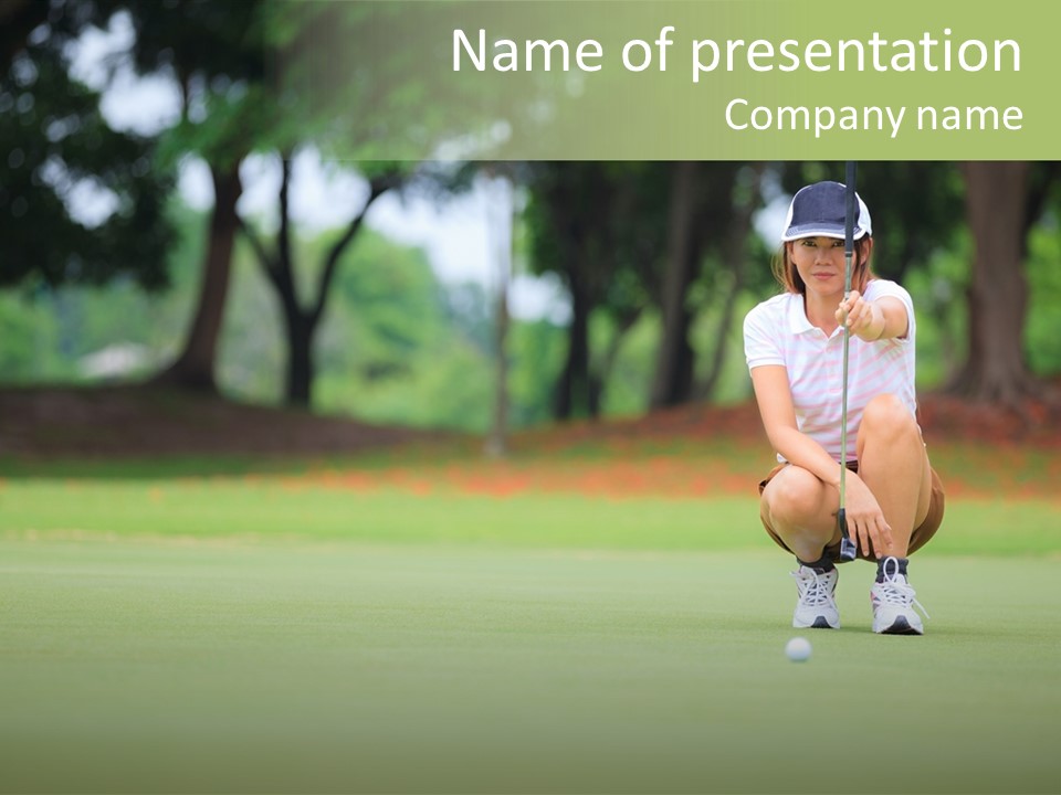 Hole One Thailand PowerPoint Template