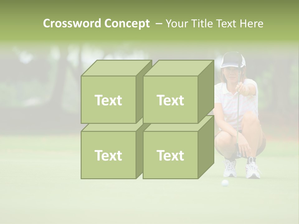 Hole One Thailand PowerPoint Template