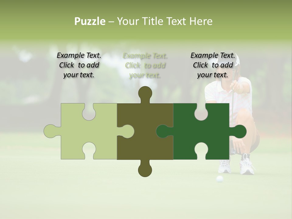 Hole One Thailand PowerPoint Template