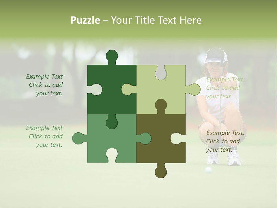 Hole One Thailand PowerPoint Template