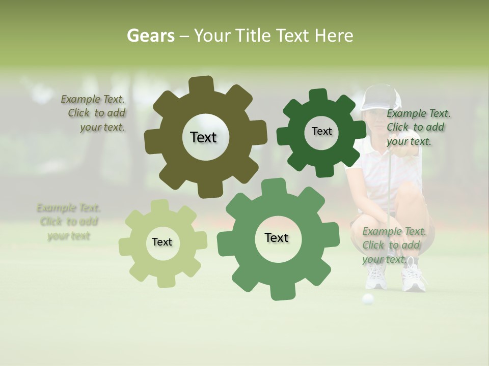 Hole One Thailand PowerPoint Template