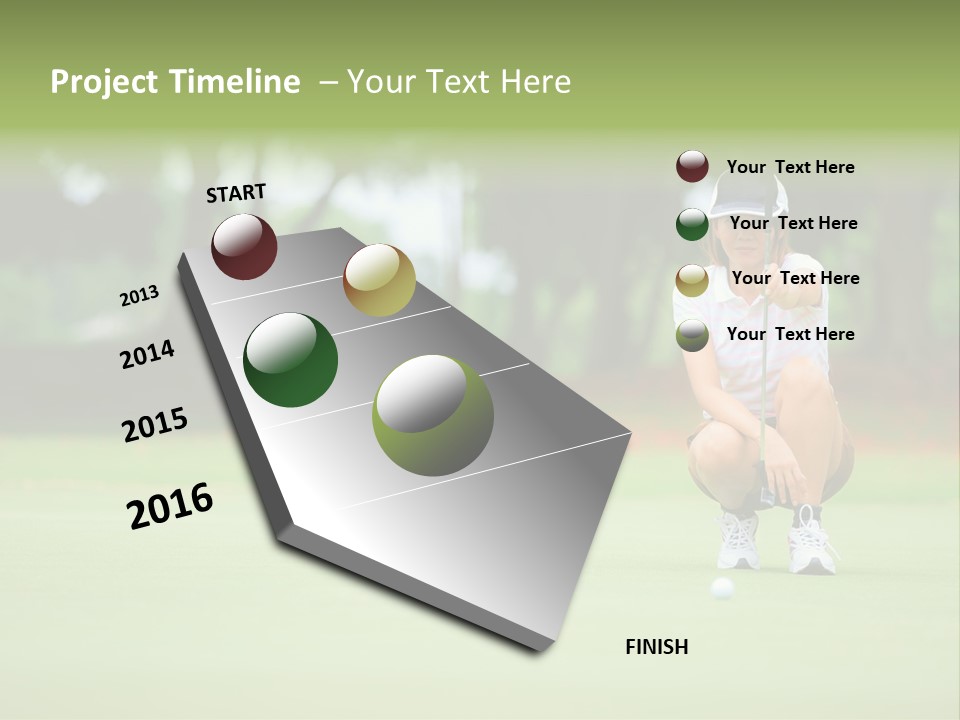 Hole One Thailand PowerPoint Template