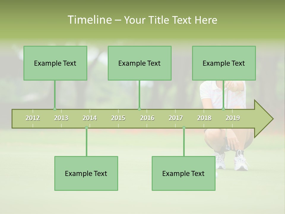 Hole One Thailand PowerPoint Template