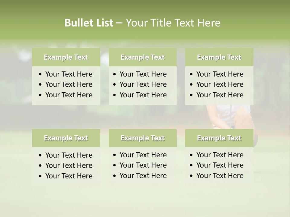 Hole One Thailand PowerPoint Template