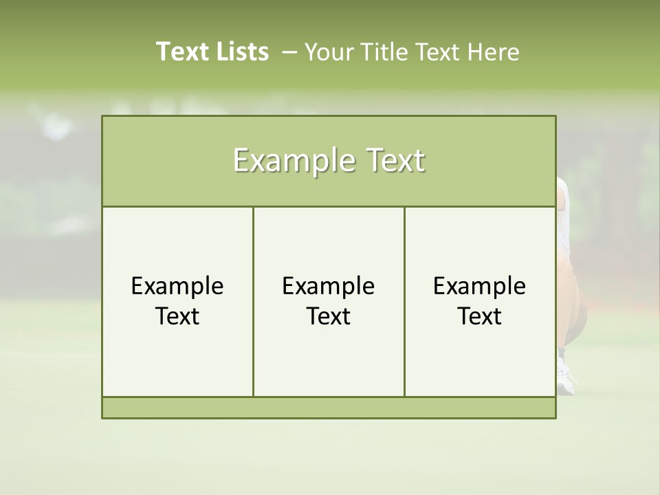 Hole One Thailand PowerPoint Template