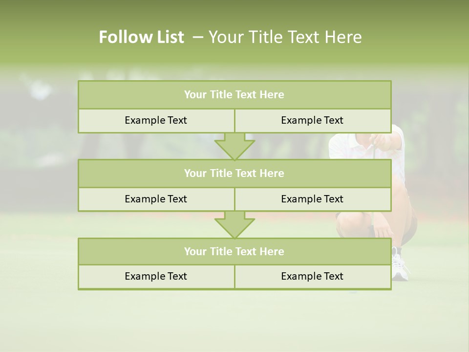 Hole One Thailand PowerPoint Template