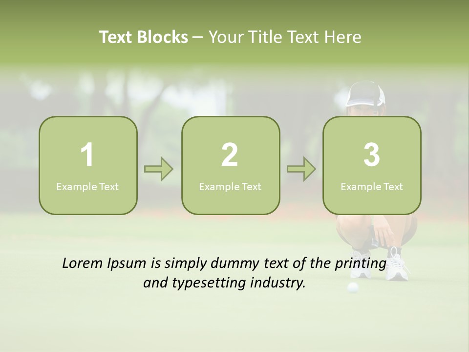 Hole One Thailand PowerPoint Template