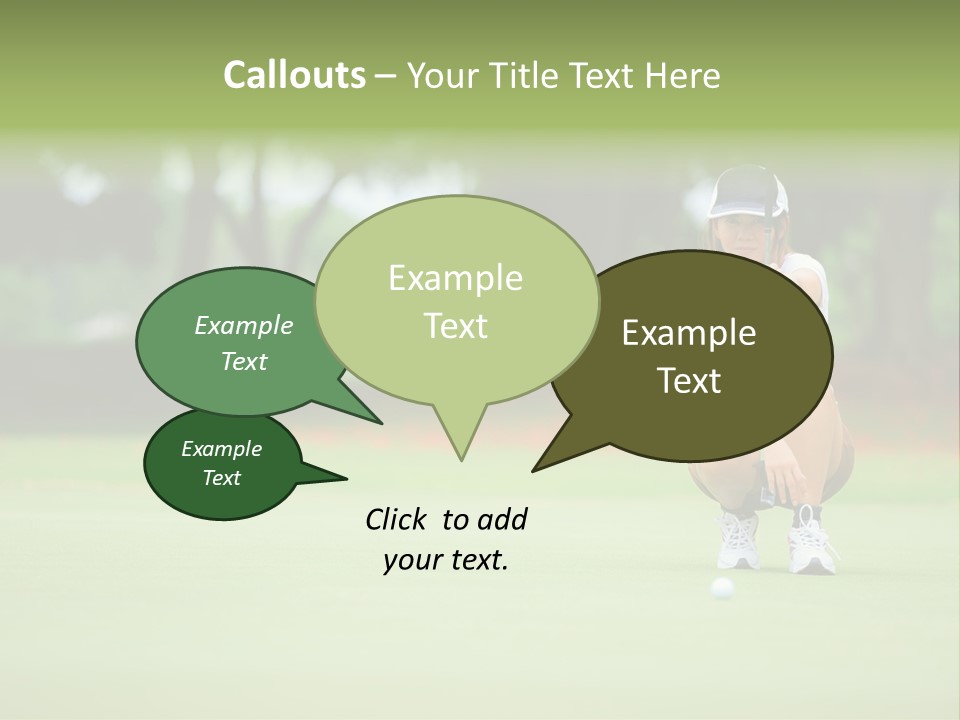 Hole One Thailand PowerPoint Template