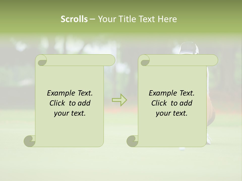 Hole One Thailand PowerPoint Template