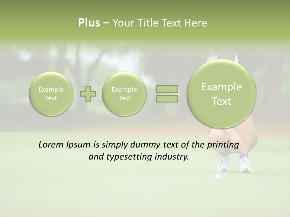 Hole One Thailand PowerPoint Template
