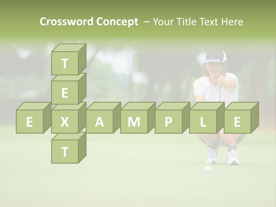 Hole One Thailand PowerPoint Template