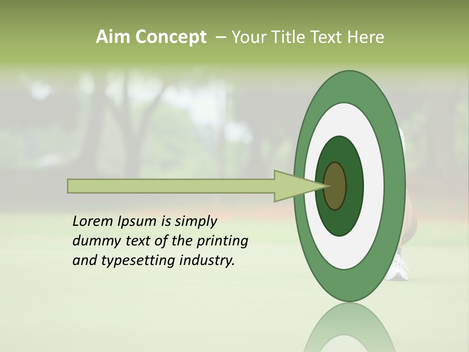 Hole One Thailand PowerPoint Template