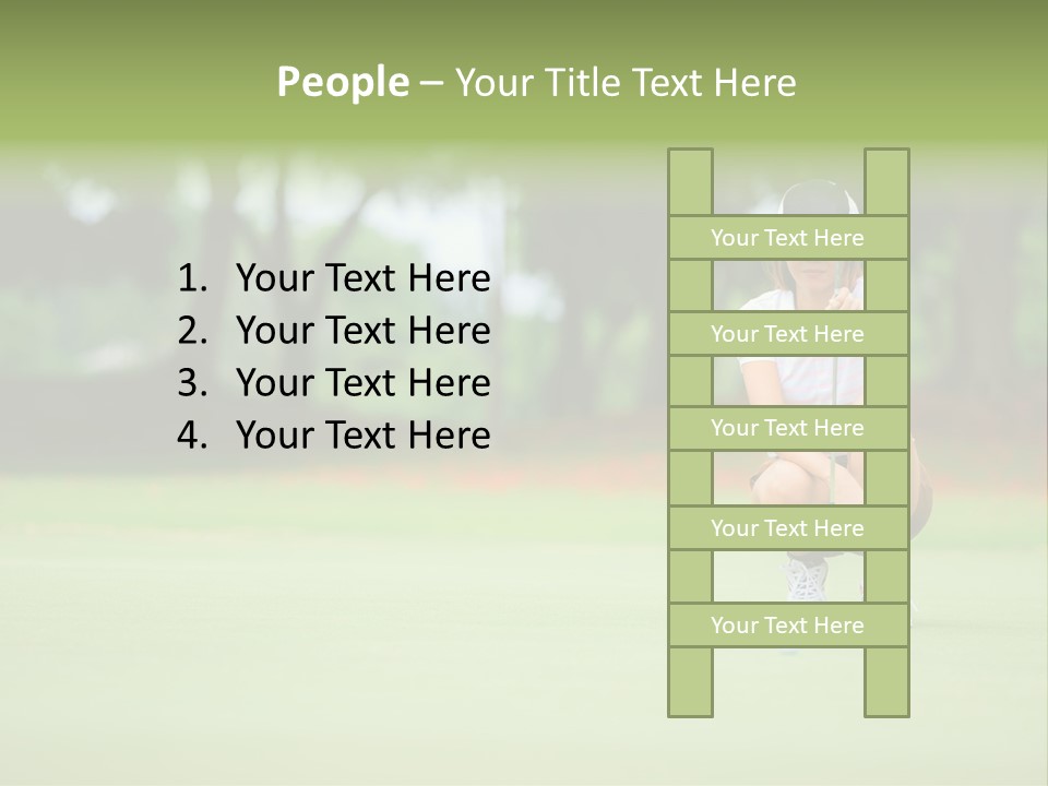 Hole One Thailand PowerPoint Template