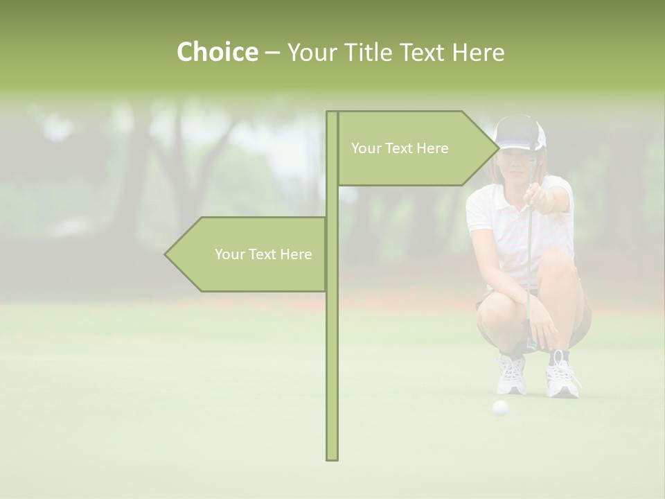 Hole One Thailand PowerPoint Template