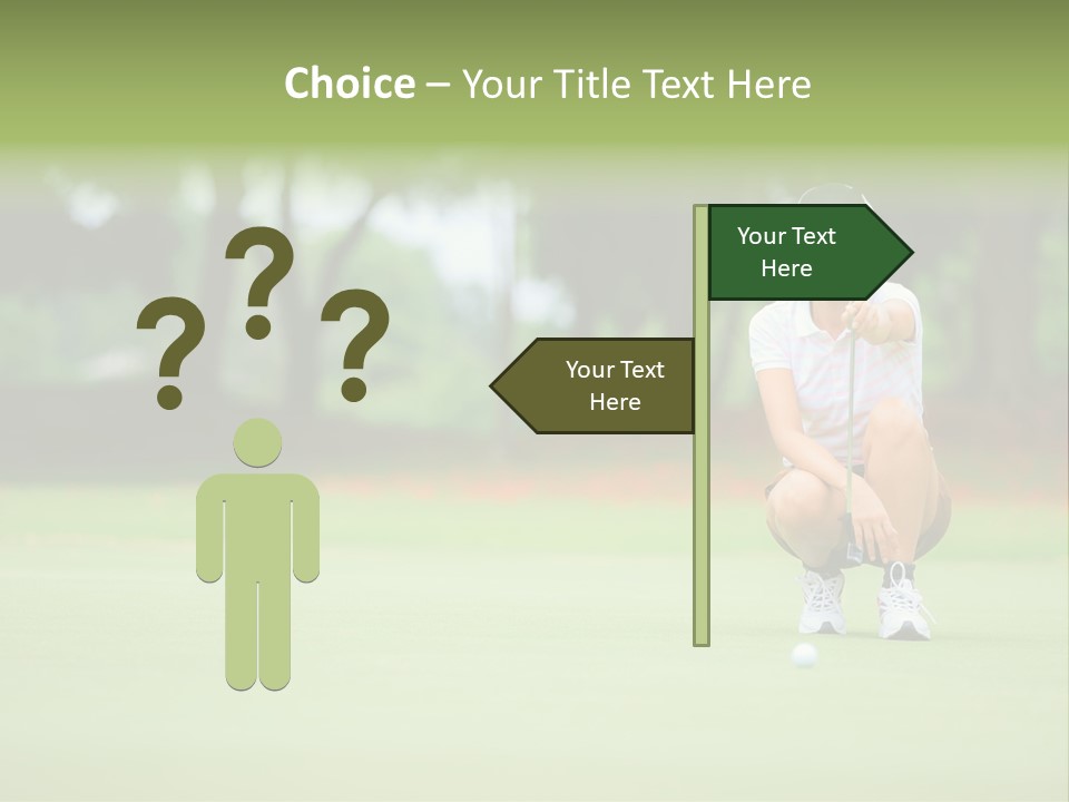 Hole One Thailand PowerPoint Template