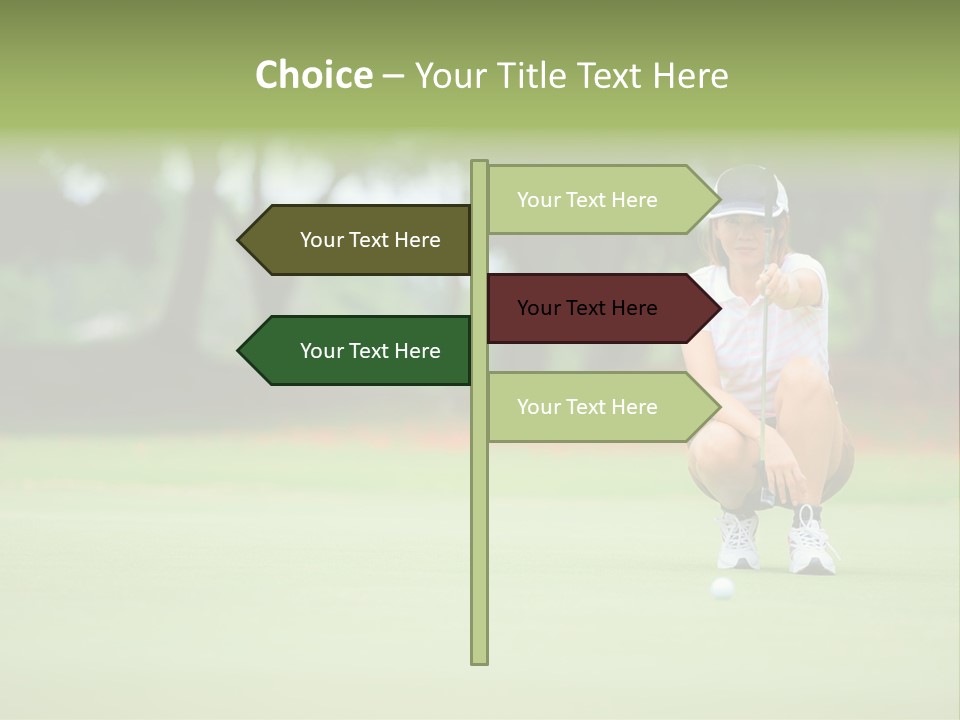 Hole One Thailand PowerPoint Template