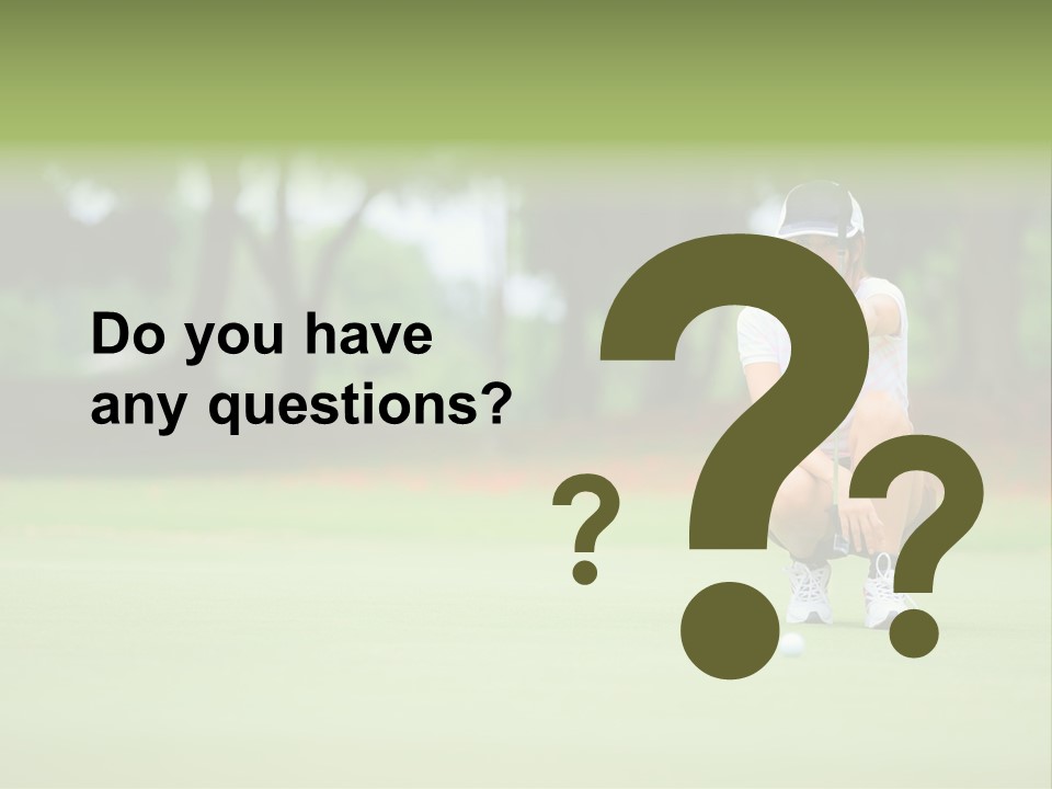 Hole One Thailand PowerPoint Template