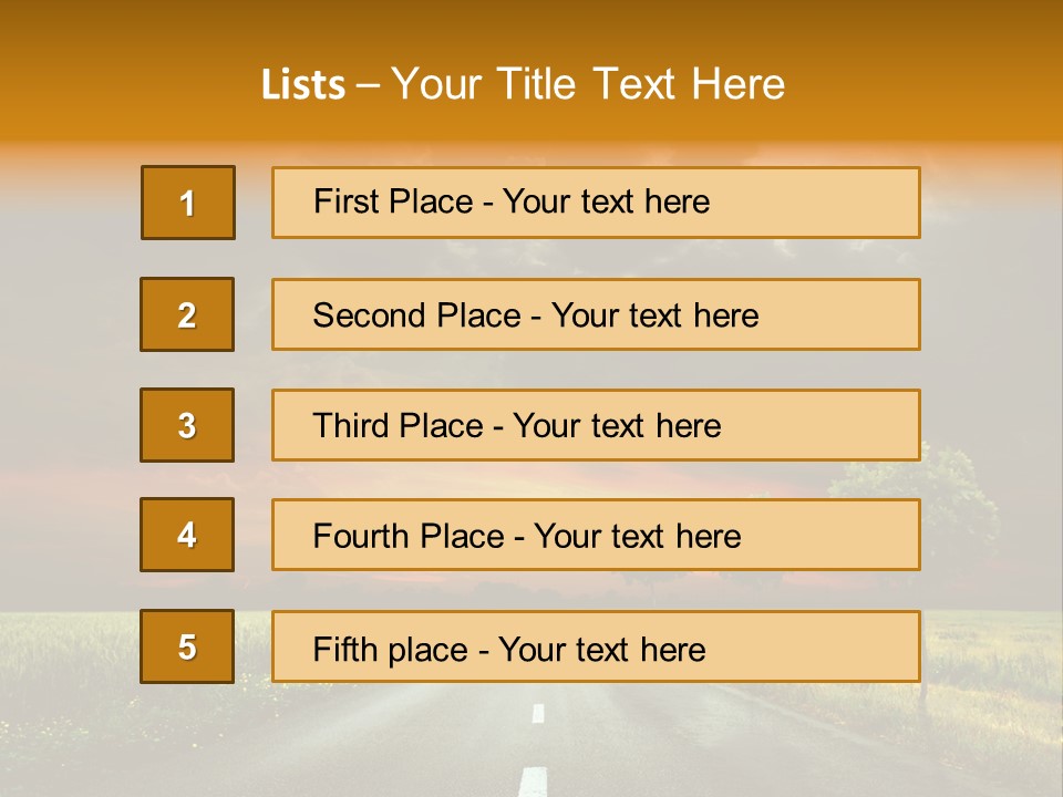 Sunlight Grass Sunny PowerPoint Template