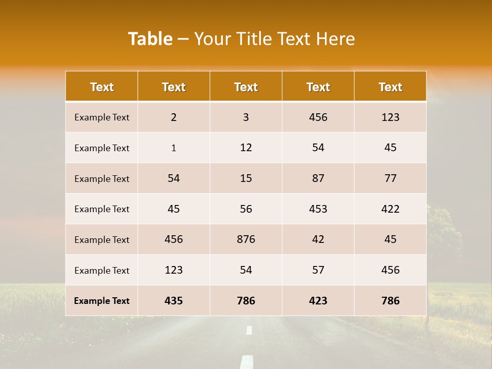 Sunlight Grass Sunny PowerPoint Template