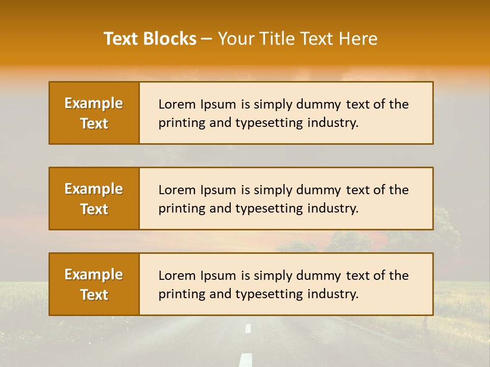 Sunlight Grass Sunny PowerPoint Template
