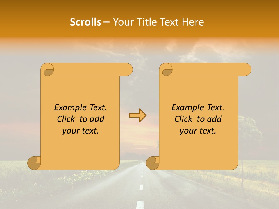 Sunlight Grass Sunny PowerPoint Template