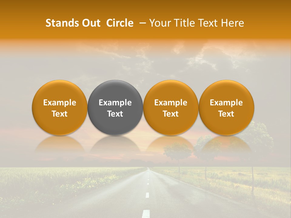 Sunlight Grass Sunny PowerPoint Template