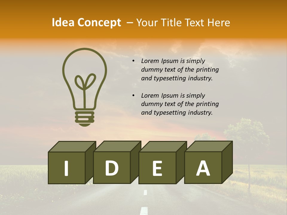 Sunlight Grass Sunny PowerPoint Template