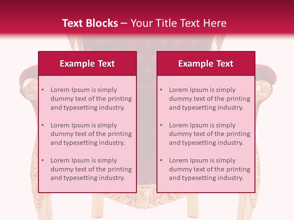 Interior Leather Vintage PowerPoint Template
