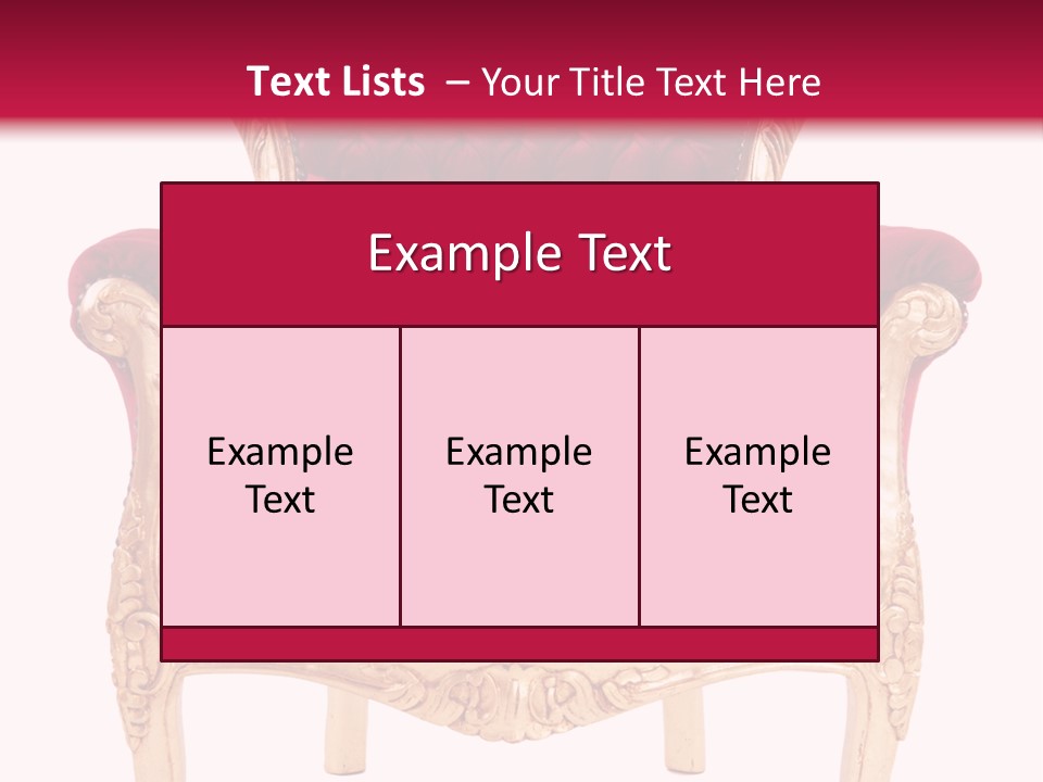 Interior Leather Vintage PowerPoint Template