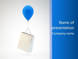 Packet Gift Handle PowerPoint Template