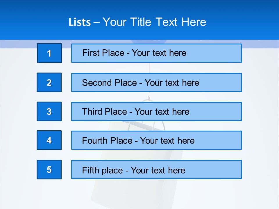 Packet Gift Handle PowerPoint Template