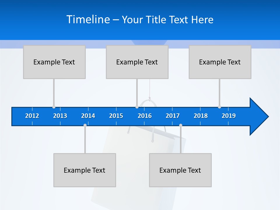 Packet Gift Handle PowerPoint Template
