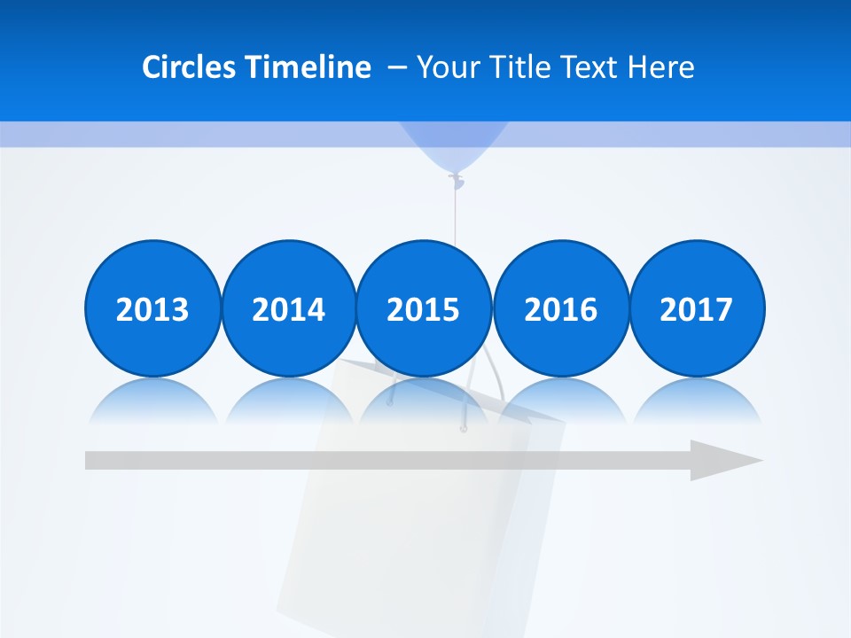 Packet Gift Handle PowerPoint Template