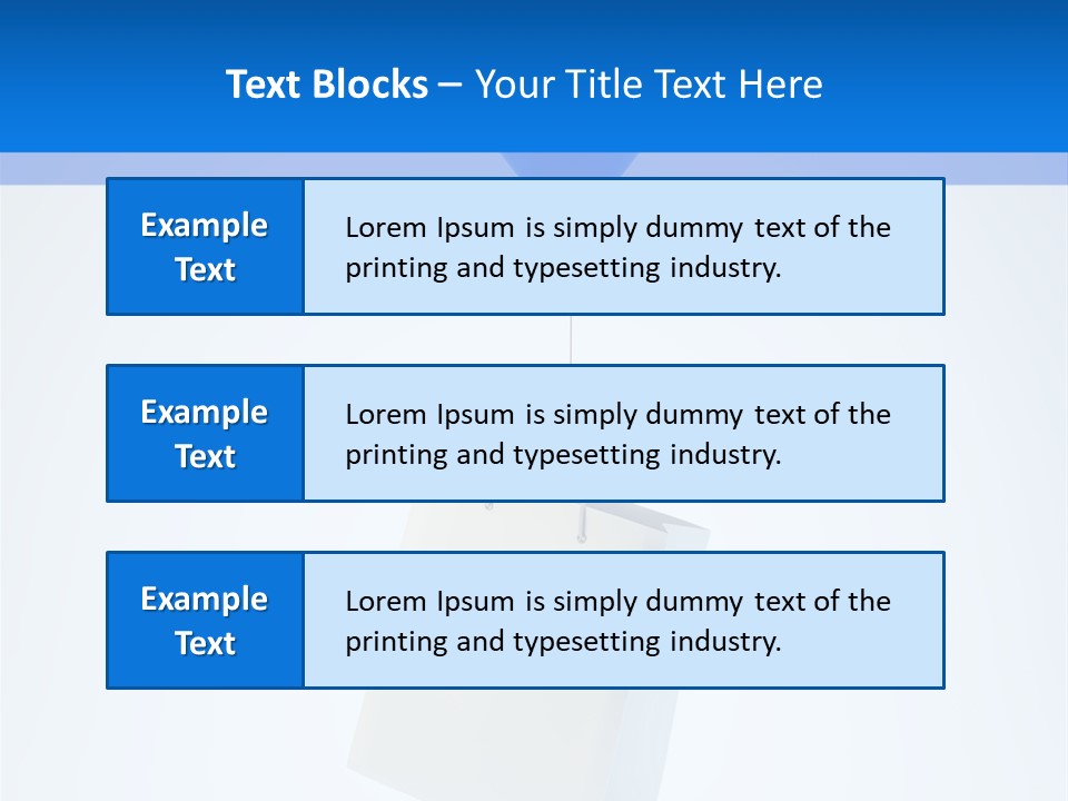 Packet Gift Handle PowerPoint Template