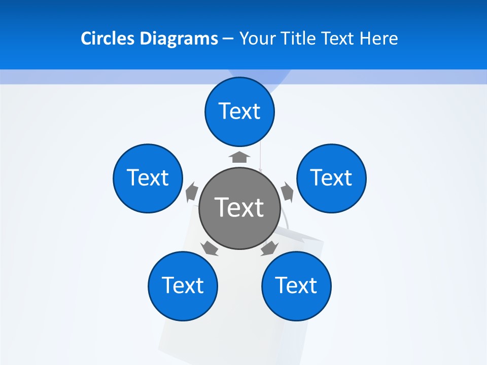 Packet Gift Handle PowerPoint Template