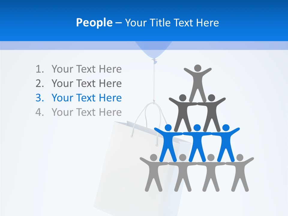 Packet Gift Handle PowerPoint Template