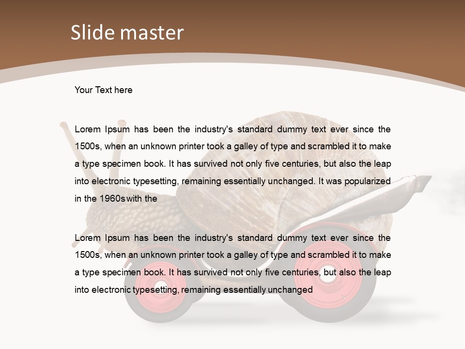 Drive Race Single PowerPoint Template