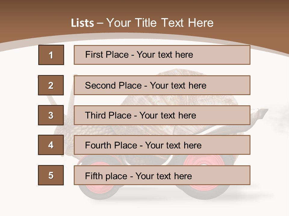 Drive Race Single PowerPoint Template