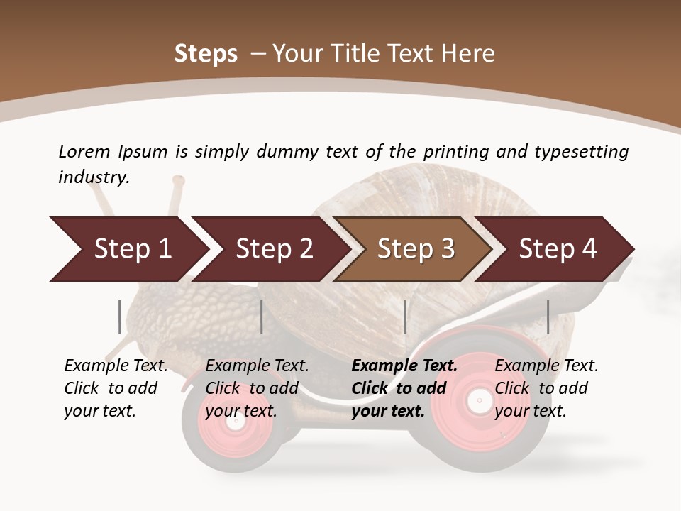 Drive Race Single PowerPoint Template